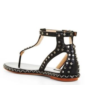 BCBG MAXAZRIA black sandals